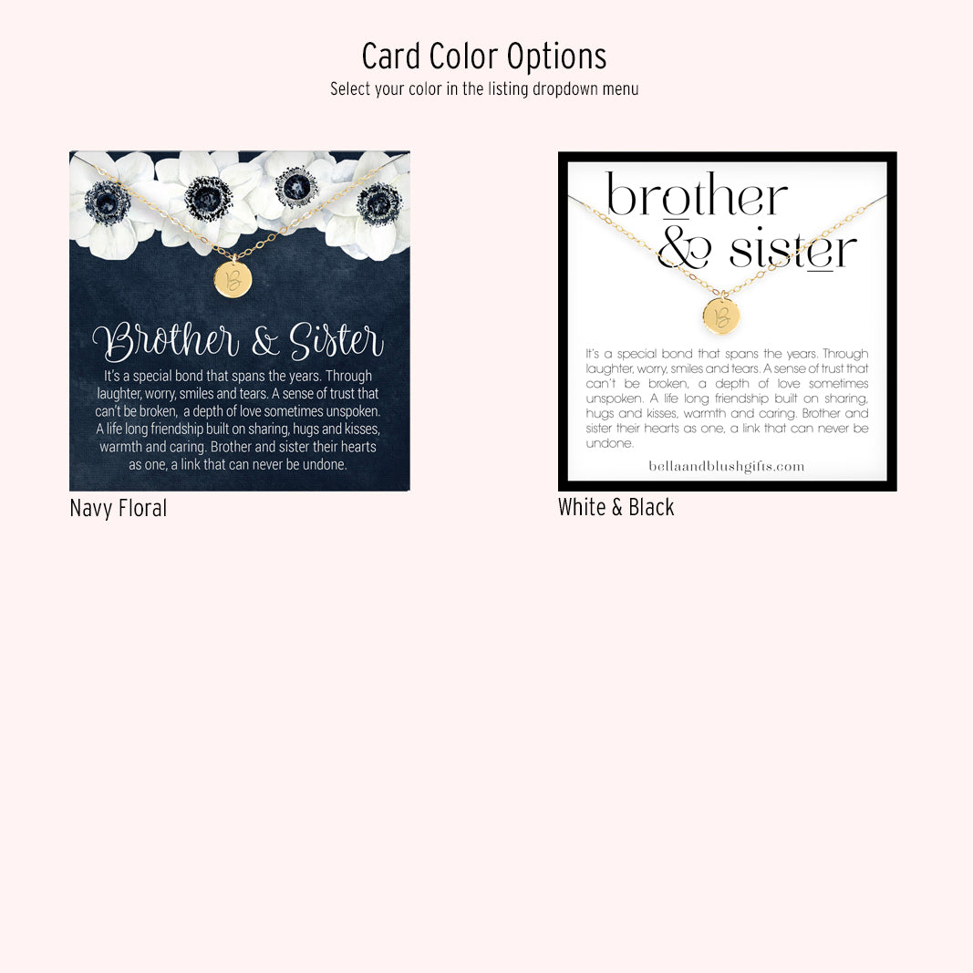 Brother & Sister Necklace