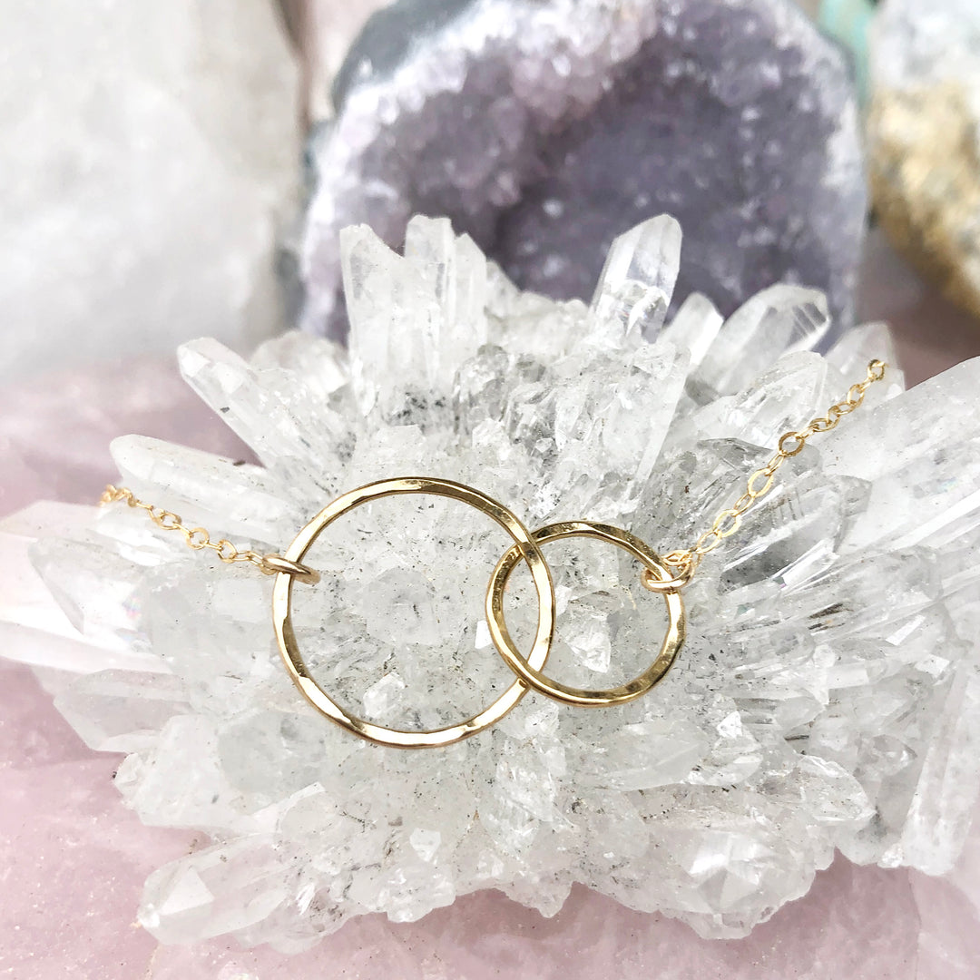 Breakup | Divorce <br> Linked Circles Necklace - Bella and Blush
