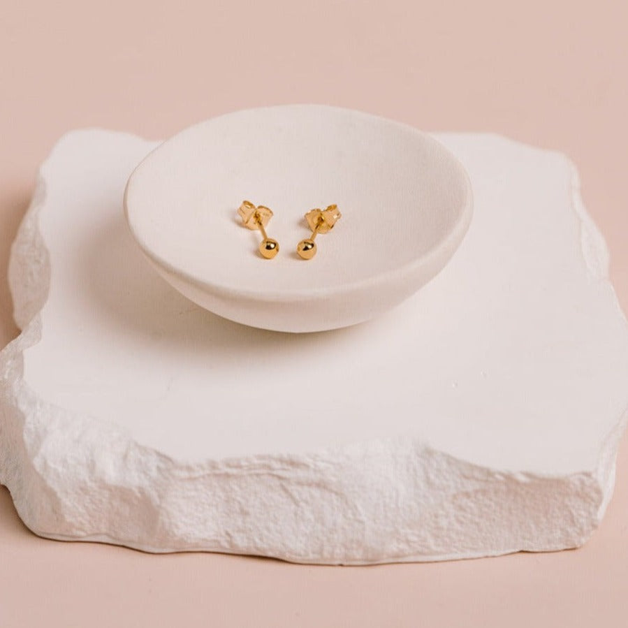 Ball Stud Earrings