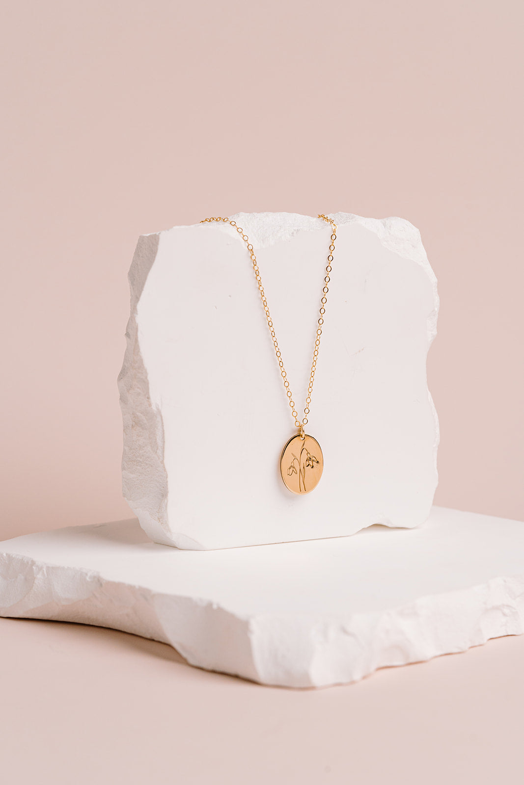 Birth Flower Necklace Set
