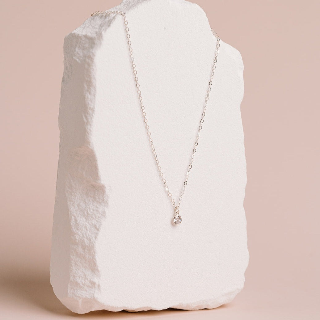 Tiny Diamond Necklace