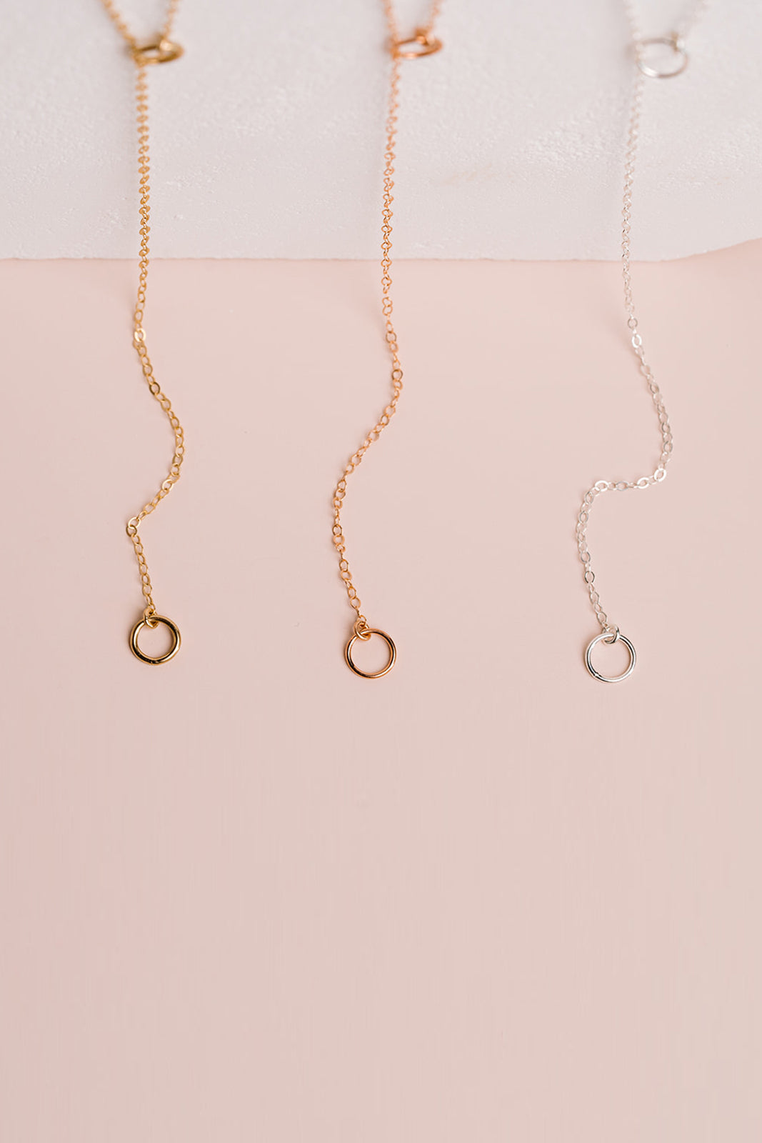 Circle Lariat Necklace