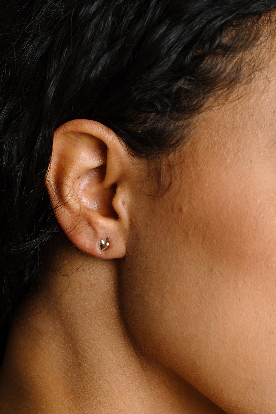 Tiny Heart Earrings