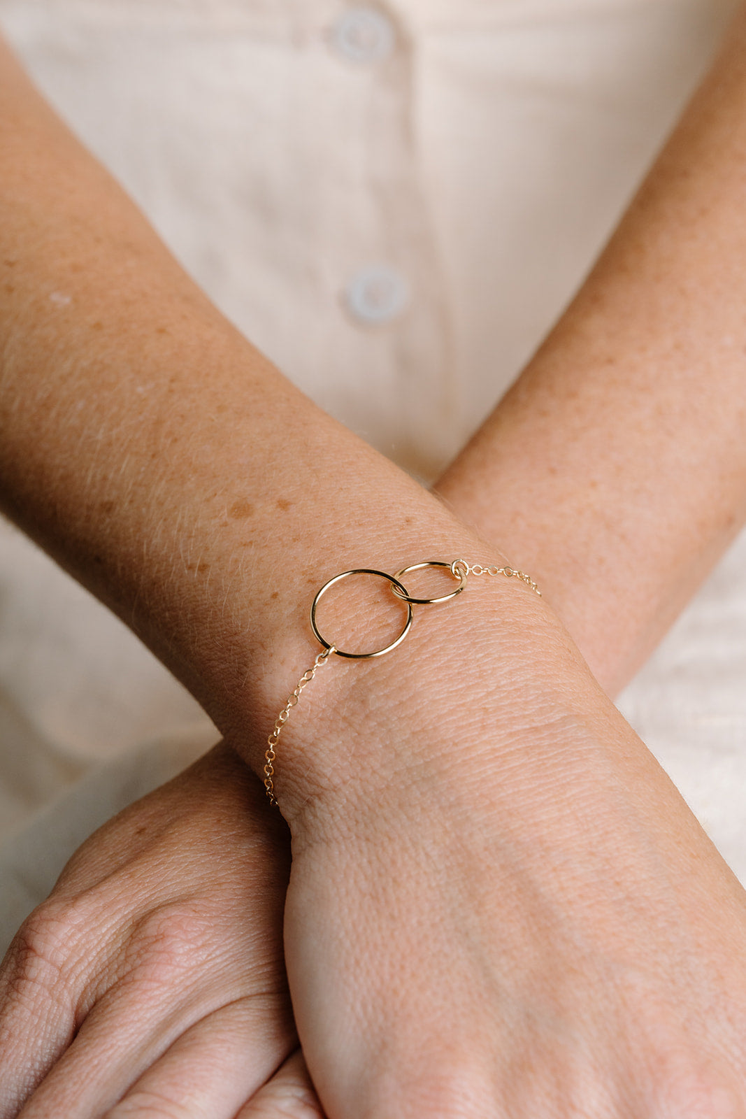 Linked Circles Necklace