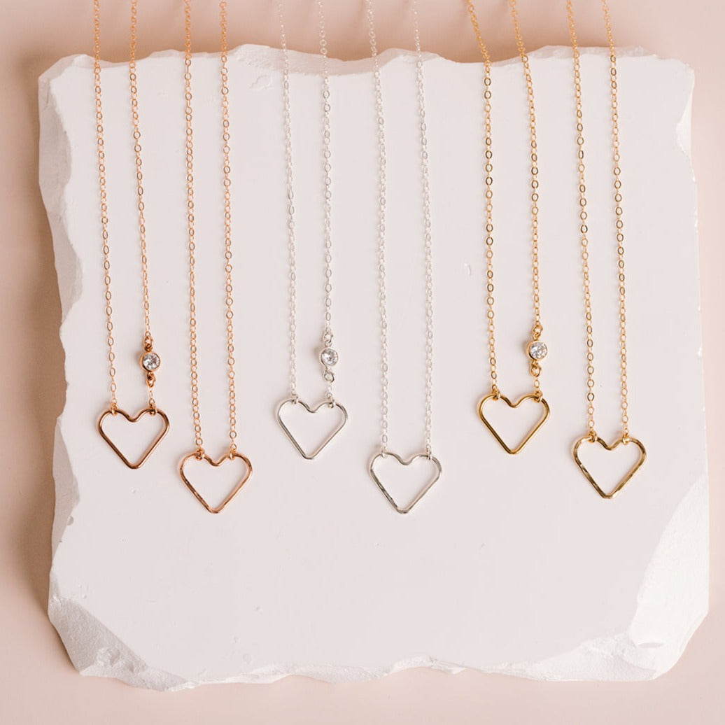 Floating Heart Bracelet