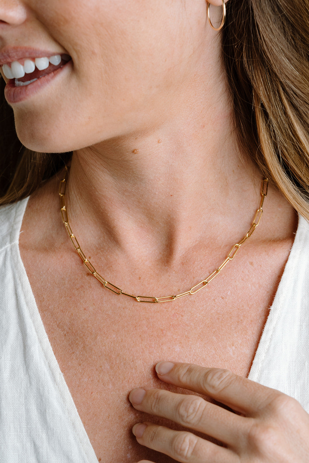 Chunky Paperclip Necklace