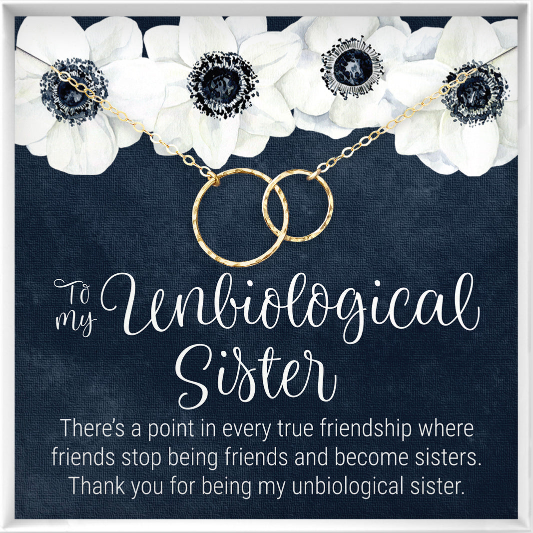 Unbiological Sister Necklace – Bella Blush