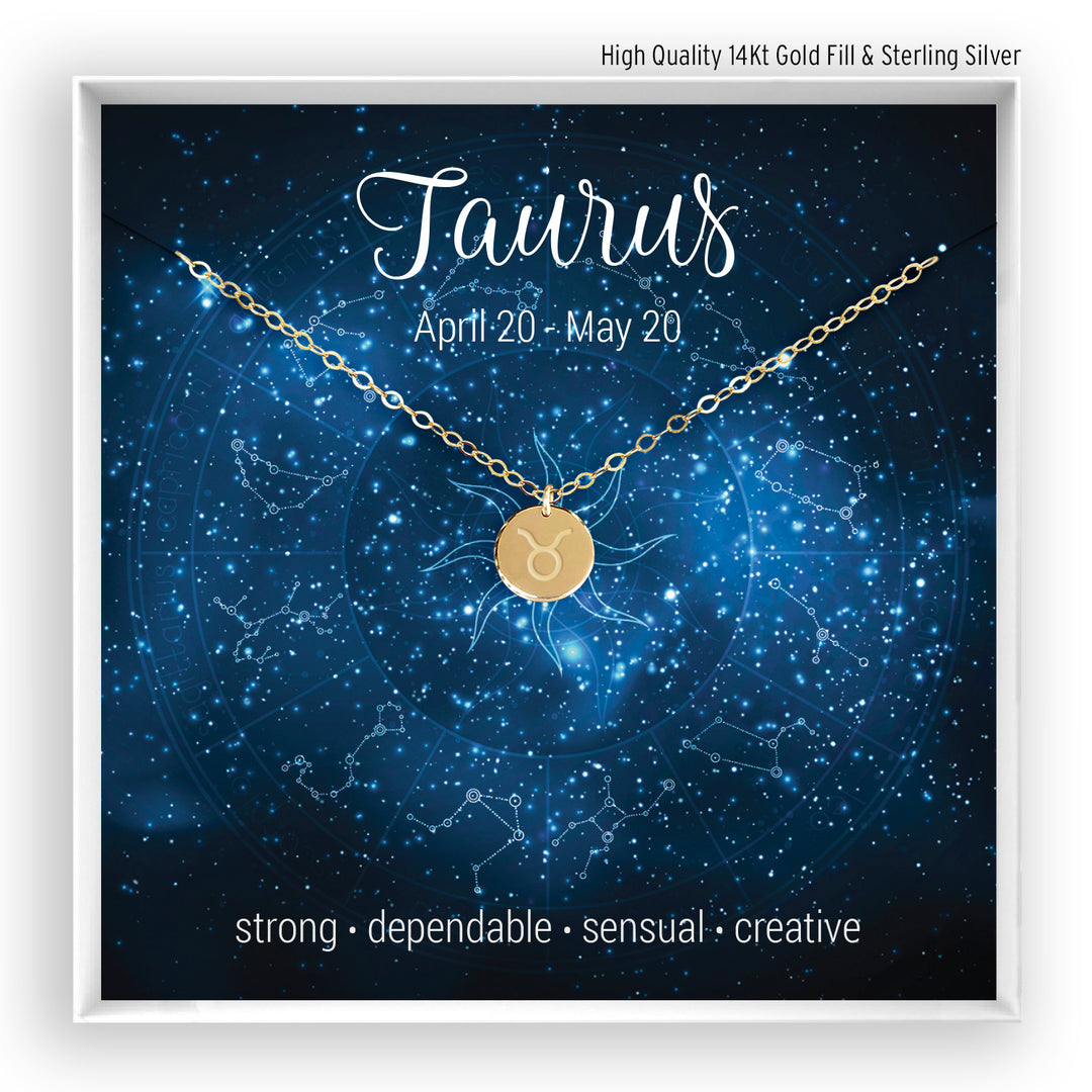 Taurus Necklace - Bella and Blush