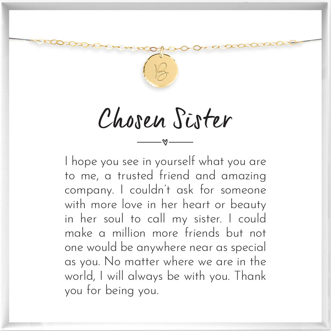 Chosen Sister Necklace – Bella & Blush