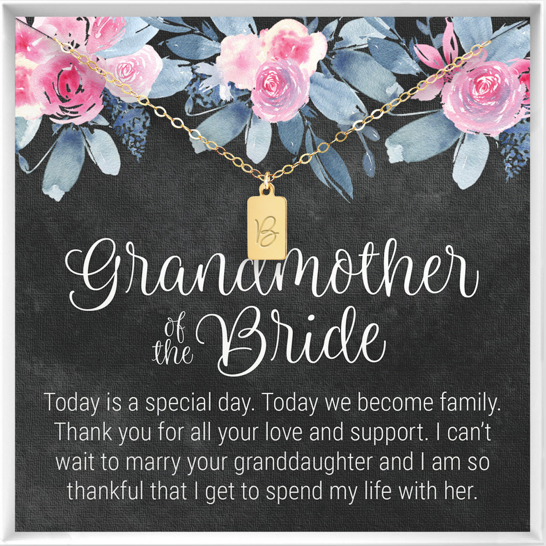 Grandmother of the Bride Necklace