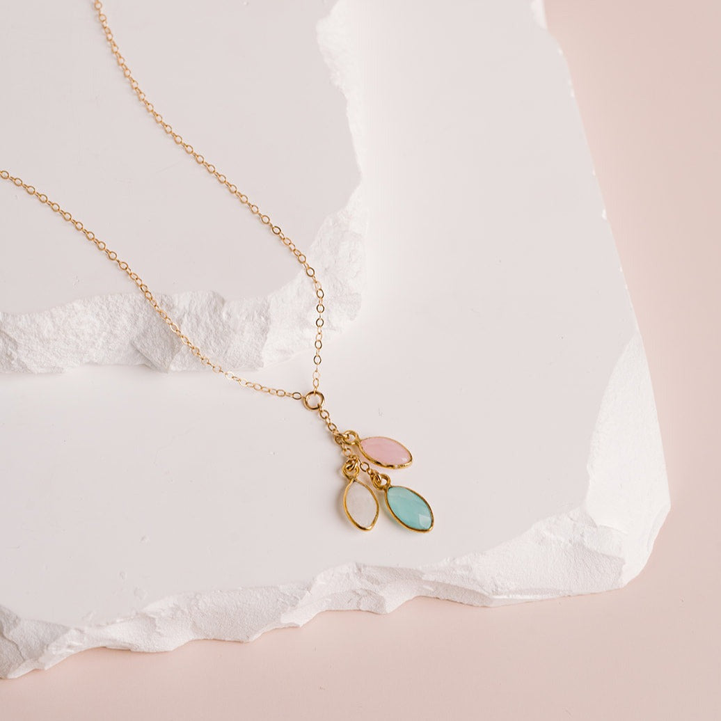 Cascade Birthstone Necklace