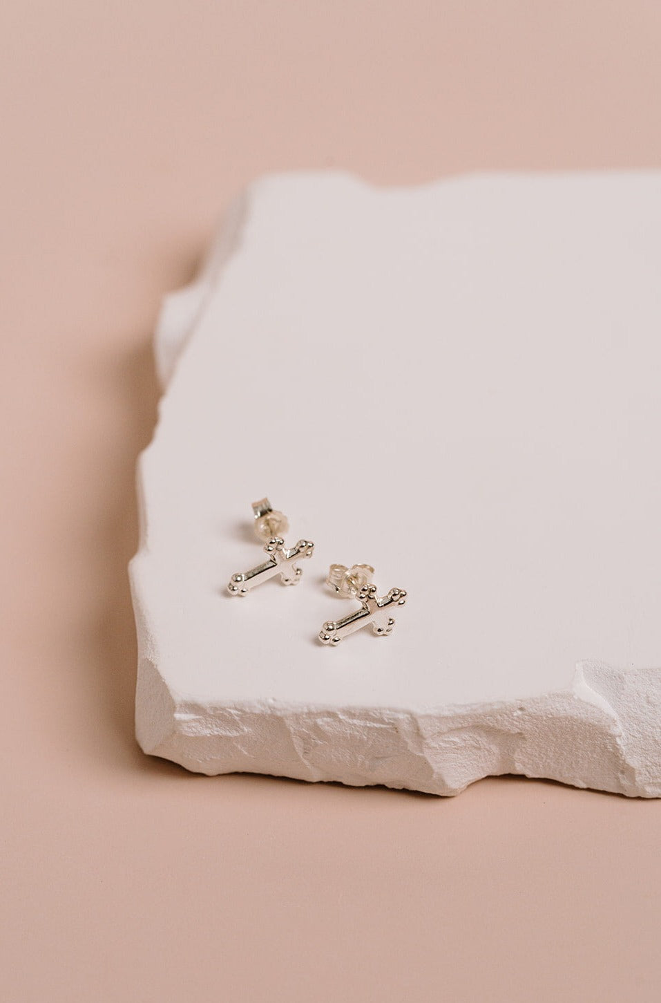 Cross Stud Earrings