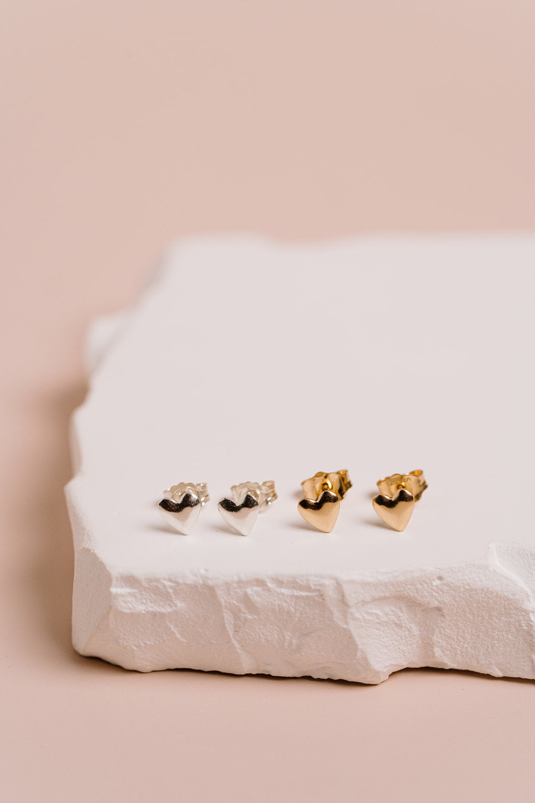 Tiny Heart Studs