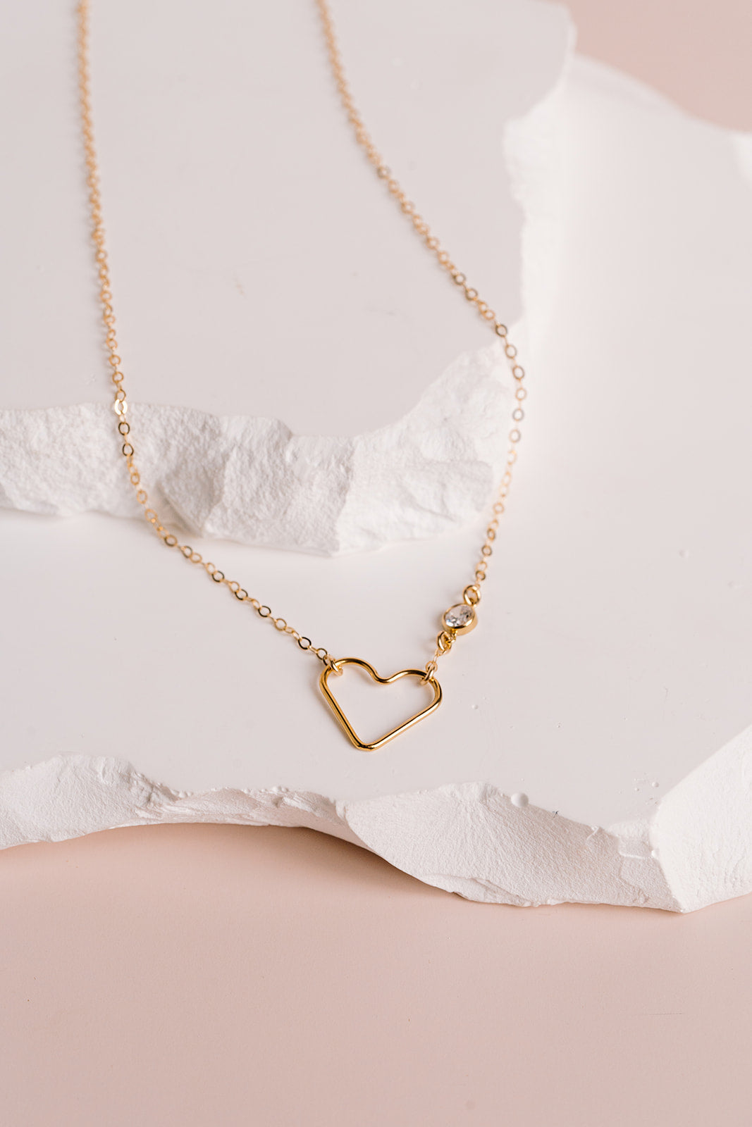 Floating Heart Necklace