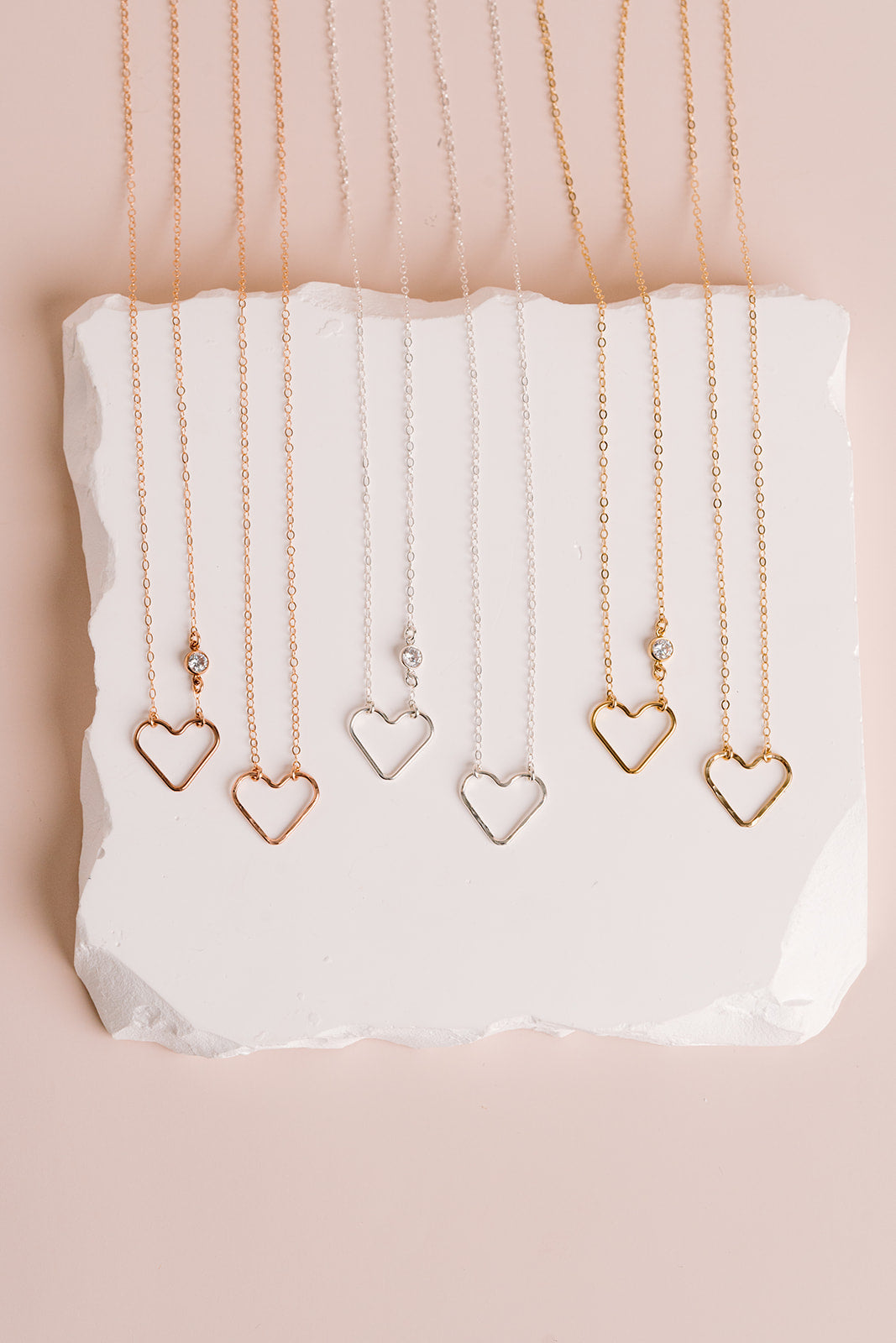 Floating Heart Necklace