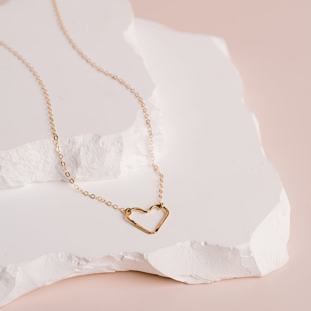 Floating Heart Necklace