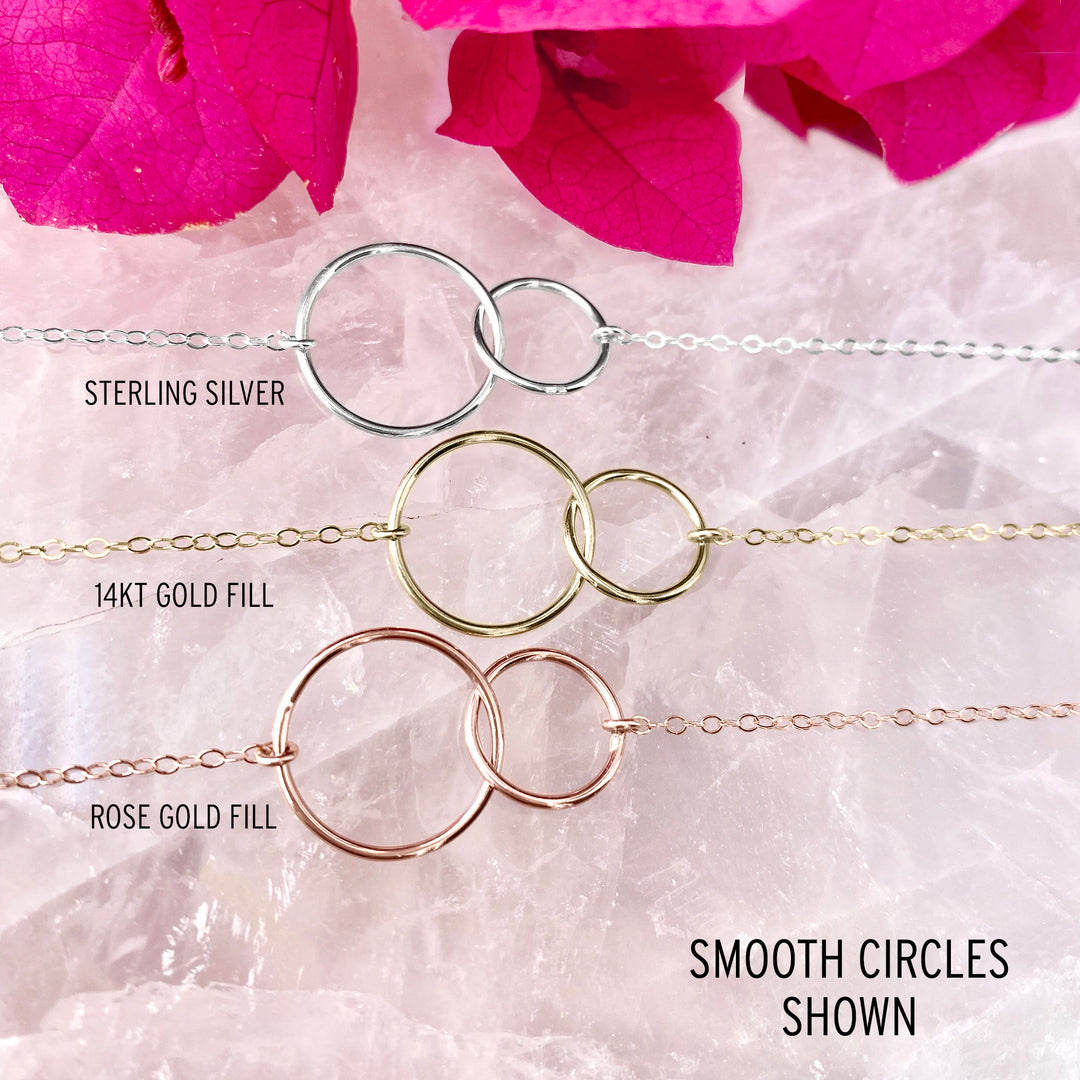 Breakup <br> Linked Circles Necklace - Bella and Blush