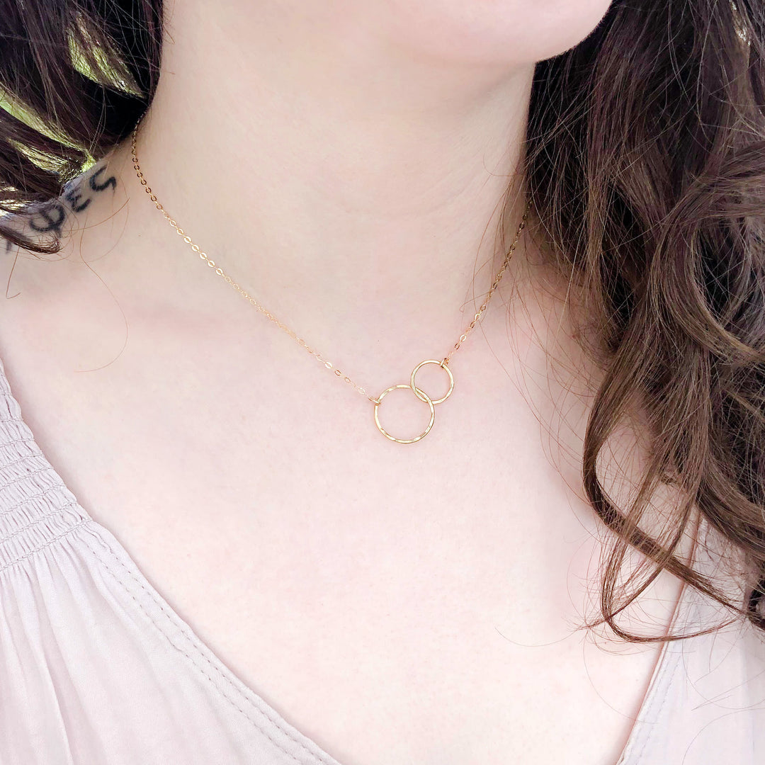 Breakup | Divorce <br> Linked Circles Necklace - Bella and Blush