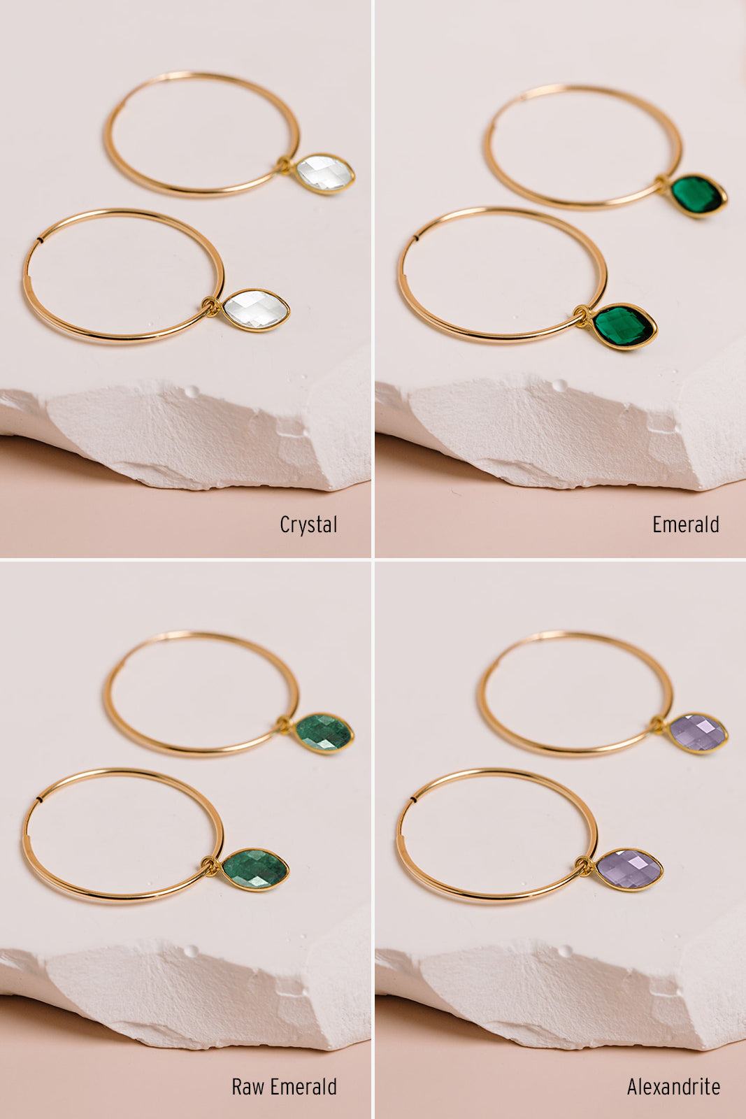 Marquise stones for endless hoops