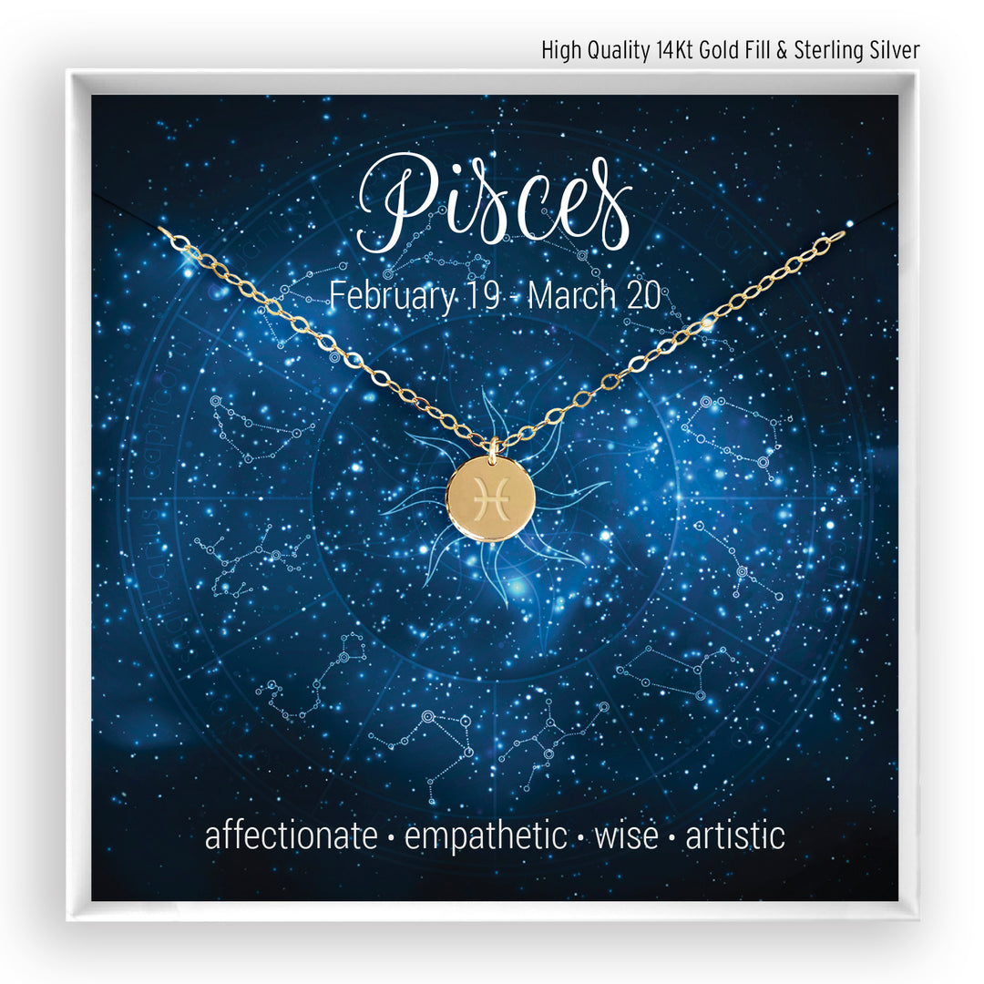 Pisces Necklace - Bella and Blush