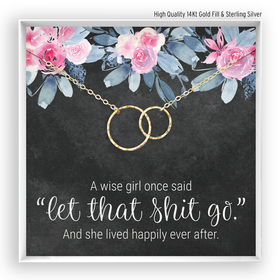 Breakup | Divorce <br> Linked Circles Necklace - Bella and Blush