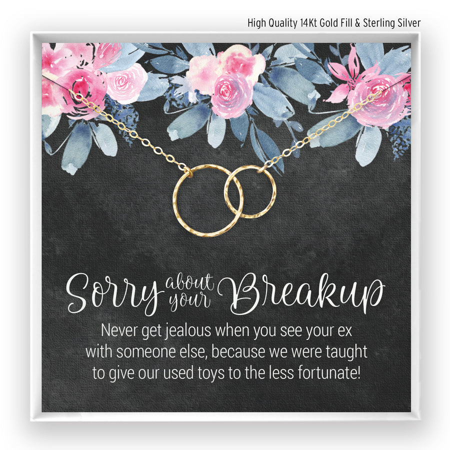 Breakup <br> Linked Circles Necklace - Bella and Blush